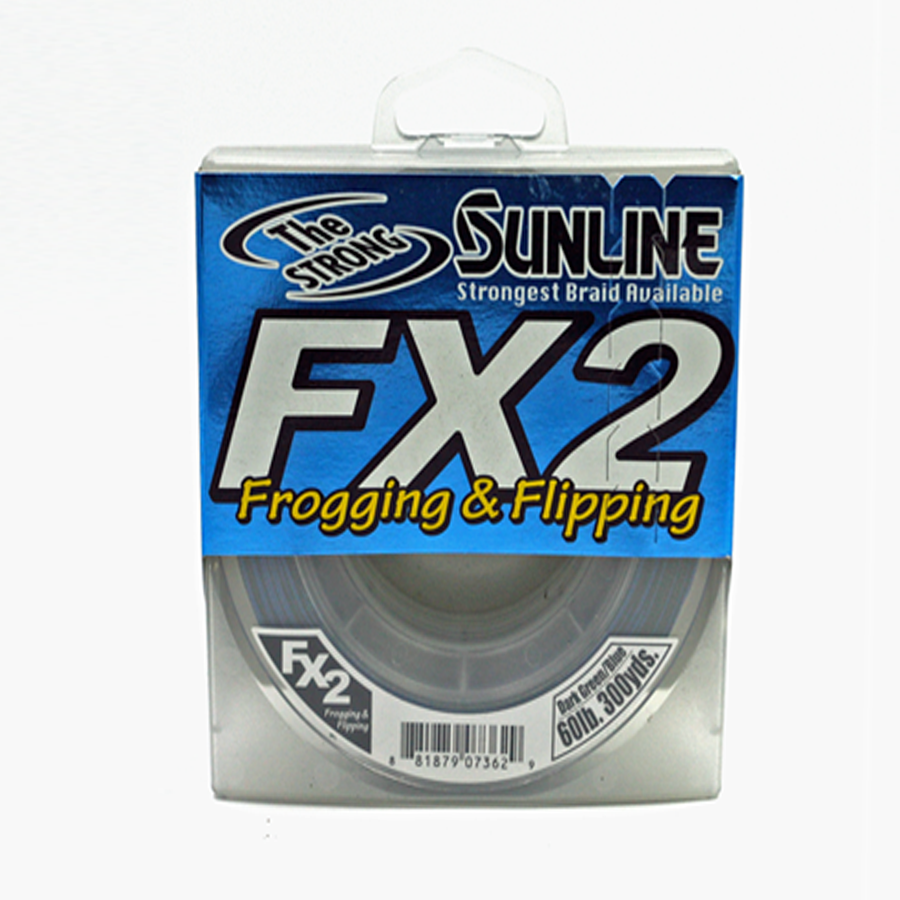 SUNLINE – FX2 Braid – 300 YD – Dark Green/Blue – 60 LB